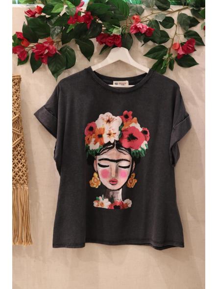 Camiseta Frida Negra [0]