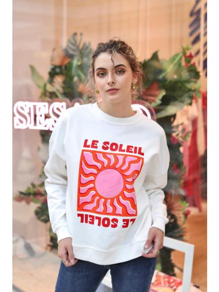 Sudadera Lesoleil Blanca