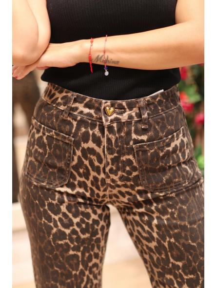 Denim Print  Leopardo  [2]