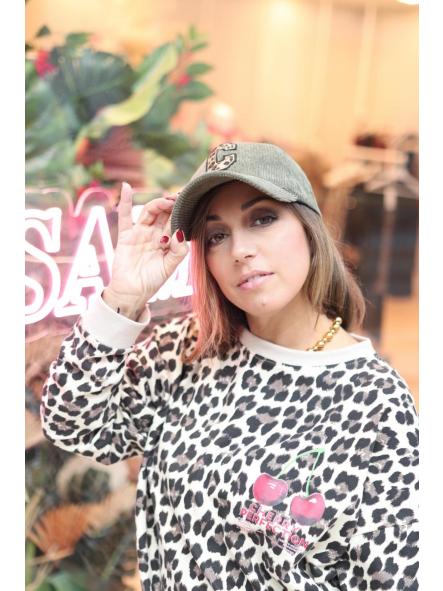 Gorra C Leopardo 