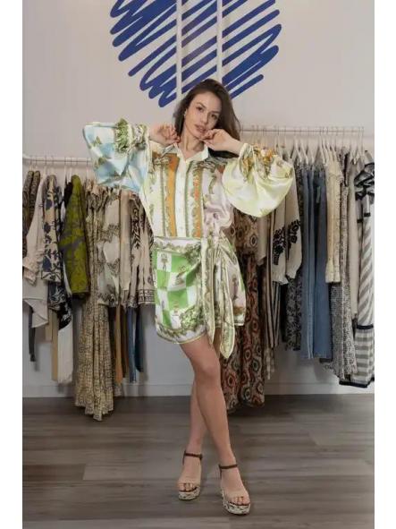 Vestido Satinado Queen [1]