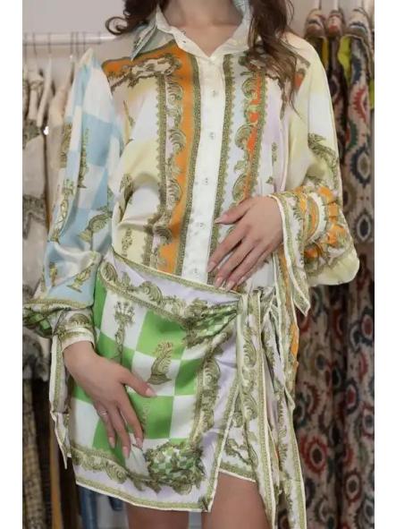 Vestido Satinado Queen [6]