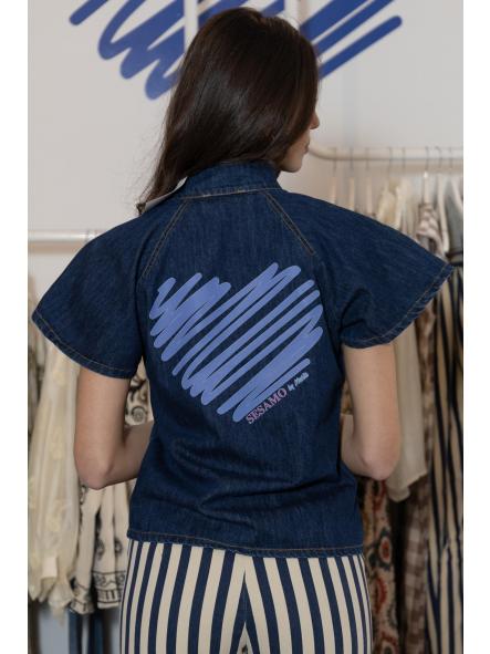 Blusa Denim Sésamo [1]