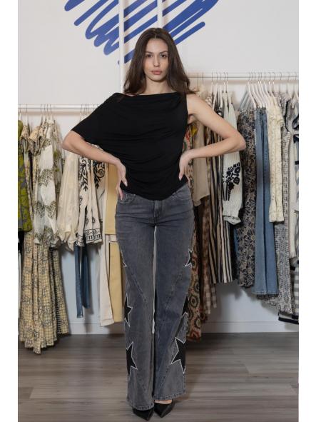 Denim Grey Stars [2]