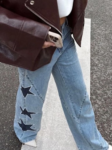 Denim Blue Stars [0]