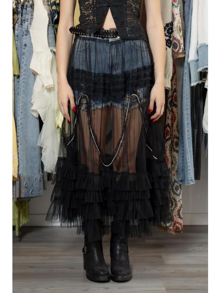 Short Denim Tull Strass [4]