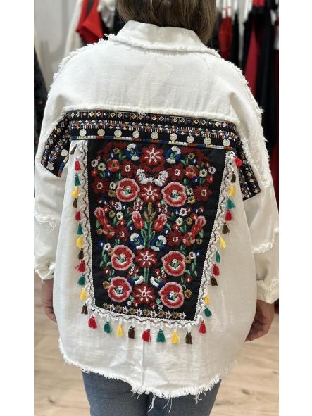 Chaqueta Indian Blanca [1]