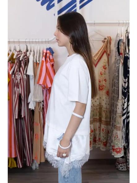 Camiseta Encaje Blanca [2]