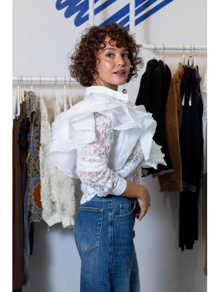 Blusa Volantes Encaje [2]