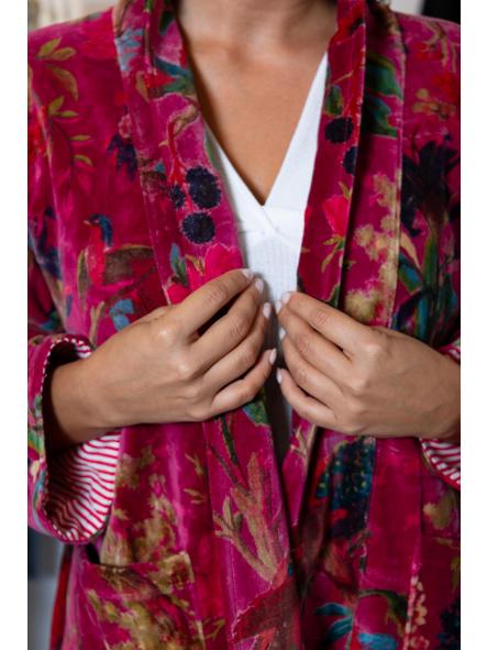 Kimono Velvet Fucsia [4]