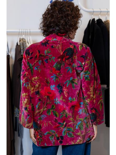 Kimono Velvet Fucsia [5]