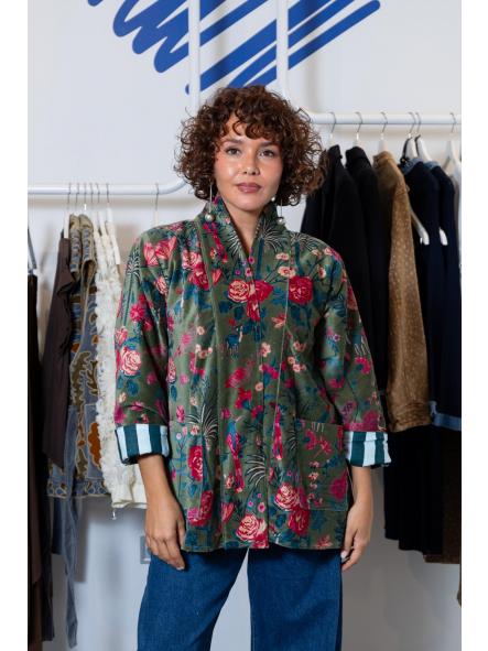 Kimono Velvet Verde