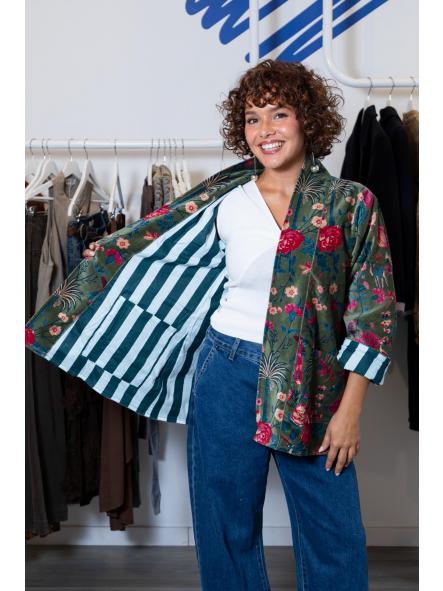 Kimono Velvet Verde [1]