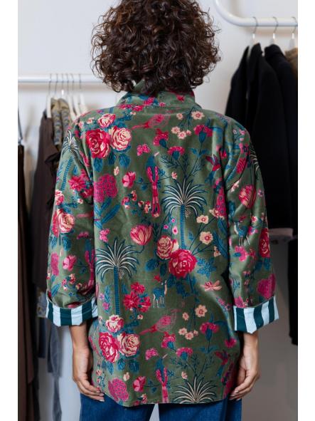 Kimono Velvet Verde [4]