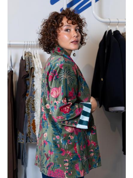 Kimono Velvet Verde [6]
