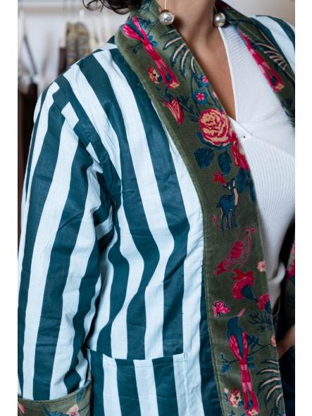 Kimono Velvet Verde [5]