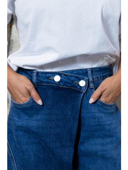 Denim Balloon Cintura Cruzada [2]