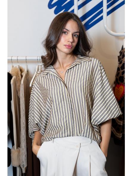 Blusa Globo Rayas