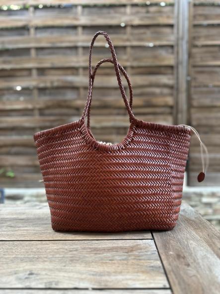 Bolso piel trenzado [0]