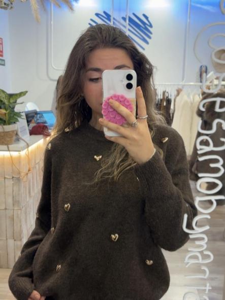 Jersey Punto Golden Hearts