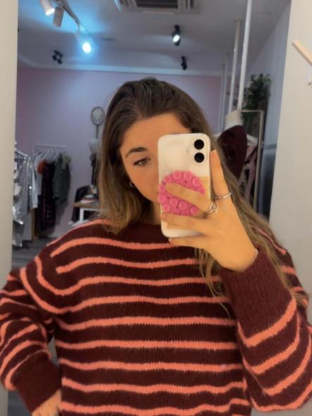 Jersey Marinero Granate-Rosa