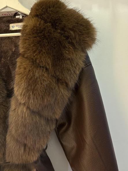 Chaqueta Ecopiel Colomer Choco [3]