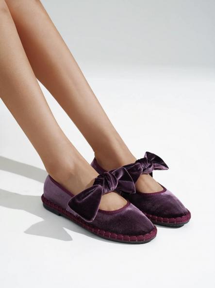 Merceditas Lazo Terciopelo Burdeos [3]