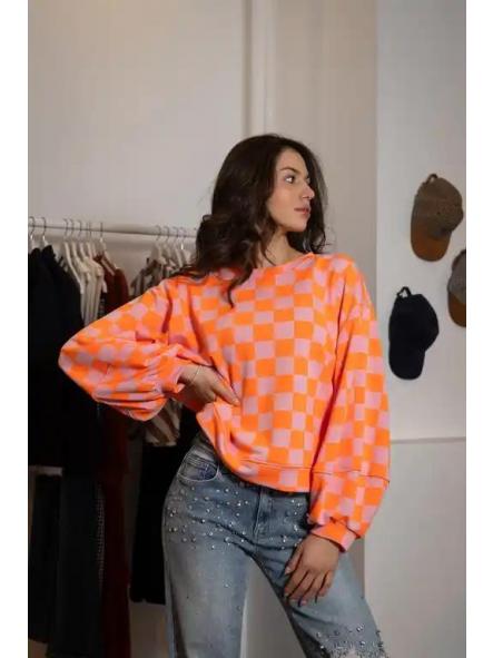 Sudadera Pixel Fluor  [0]