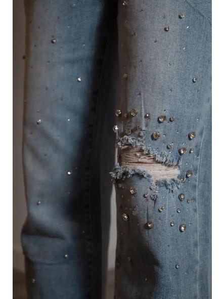 Denim Strass Rotos [3]