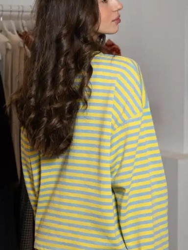 Sudadera Azul Limón [2]