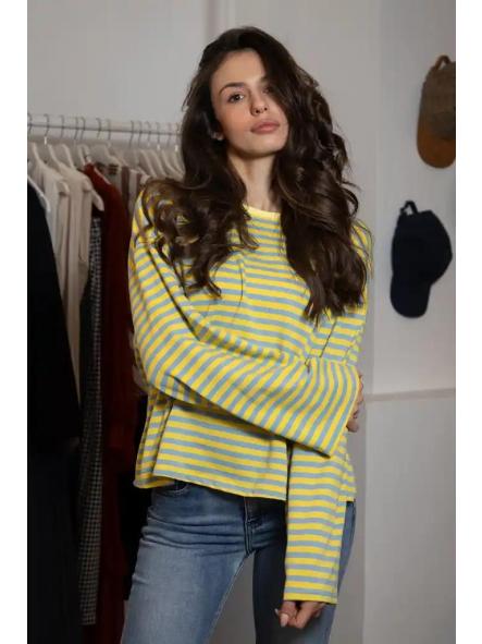 Sudadera Azul Limón [1]