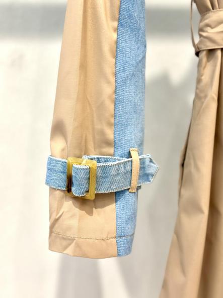 Gabardina Camel y Denim [3]