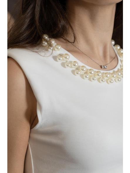 Top Cuello Perlas [0]