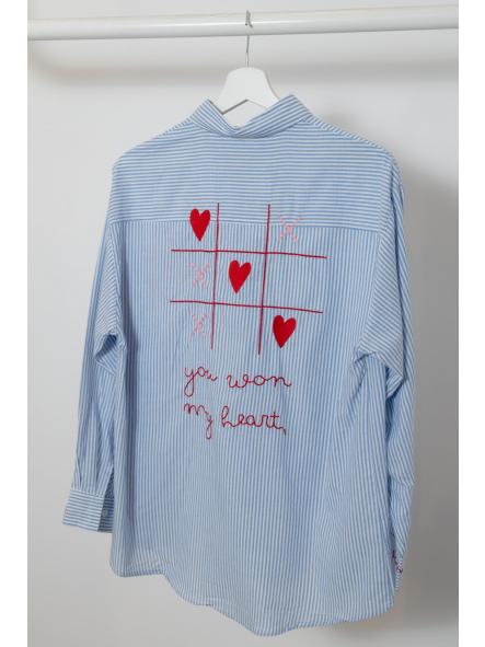 Camisa Rayas Cruz Raya corazón  [1]