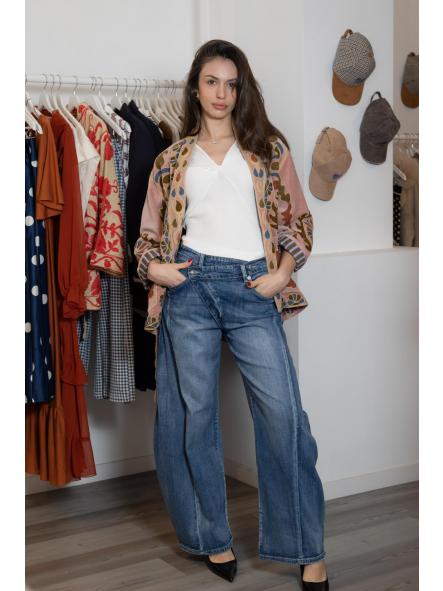 Kimono Jaipur Terciopelo Rosa [3]