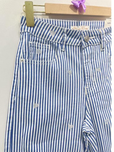 Pantalon marinero corazones azul [1]