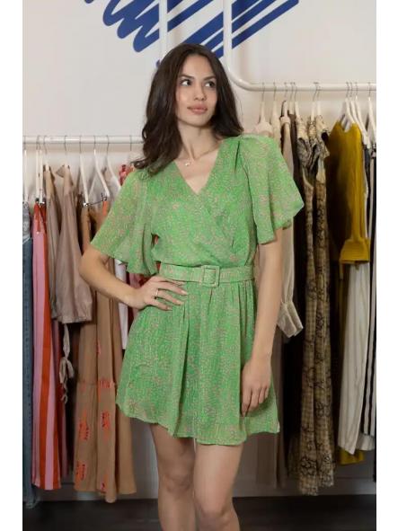 Vestido Corto Green Pink [2]