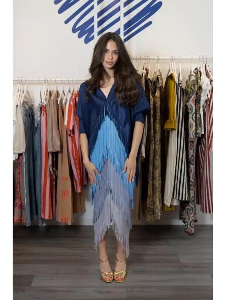 Vestido Belén Azul