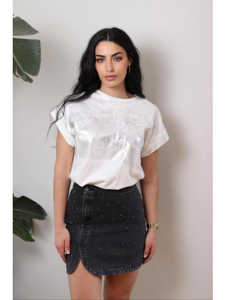 Falda Denim Strass [0]