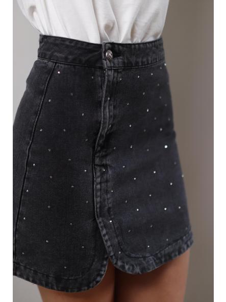 Falda Denim Strass [3]