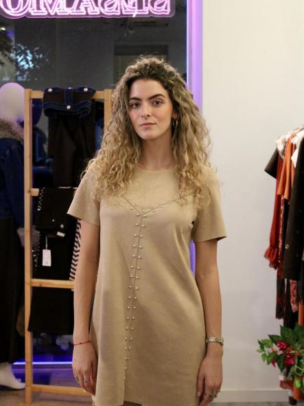 Vestido Ante Tachas [3]