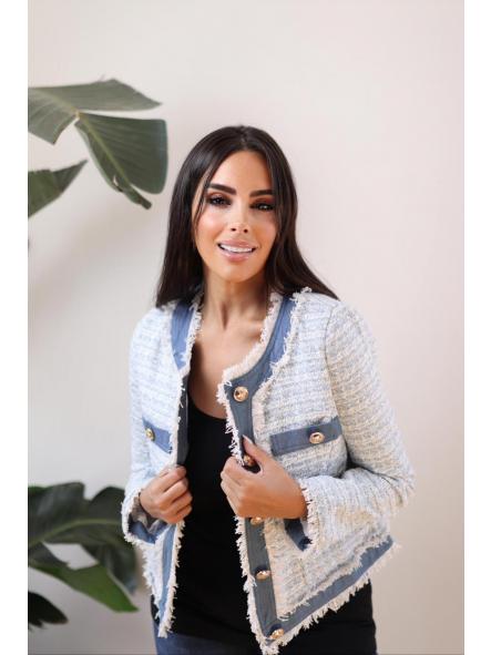 Chaqueta Tweed Denim [1]