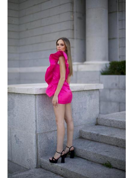 Vestido Nicoletta fucsia [1]