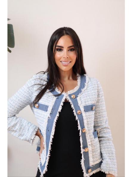 Chaqueta Tweed Denim [0]
