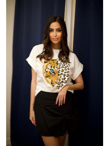 Camiseta Leopardo blanca [0]
