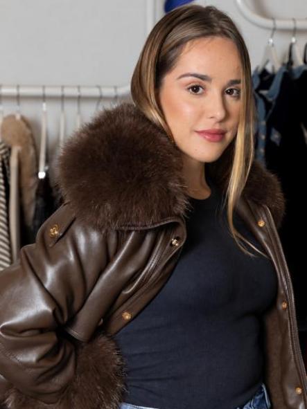 Chaqueta Ecopiel Colomer Choco