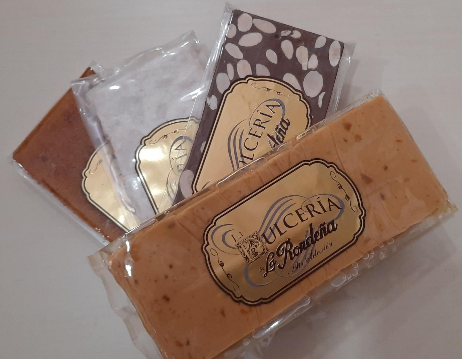 Turrones SIN AZÚCAR en tabletas