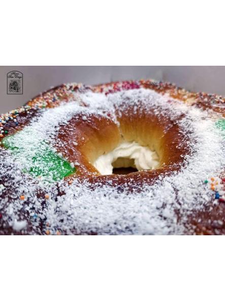 Roscón de Reyes de crema