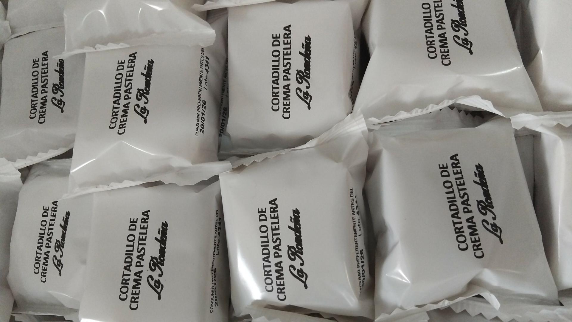 Cortadillos rellenos con crema pastelera, bolsa de 500 gr