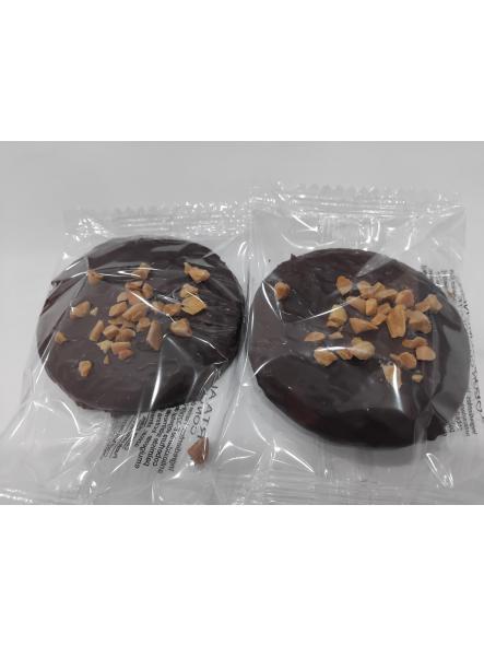 Torta de almendra y chocolate, bolsa de 6 und